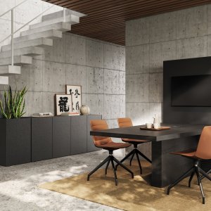 De twee volumes van Mux70 vormen samen een T