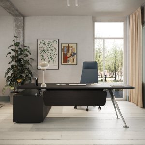Zwevend directiebureau Spike van Frezza met vrije vloer