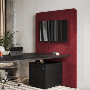 Spike bureau van Frezza met notenblad en bronzen onderstel