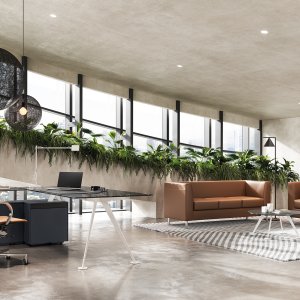 Vergadertafel uit de Spike collectie van Frezza