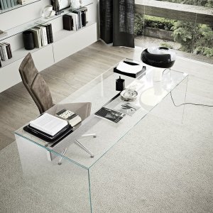 Kristallen wangen van het bureau Air Desk