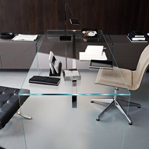 Rugzijdig gelakt kristallen blad van de Air Desk
