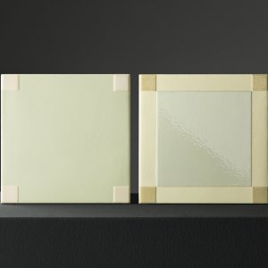 Woonkamer met Homage to the Square-wand