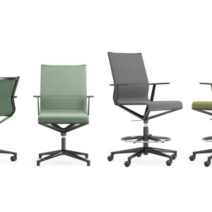 Gepoedercoat frame in koperbruin van ICF Office