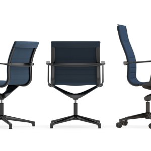 Zijaanzicht van de Una Executive met zichtbare stiksels