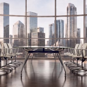 Vierkante UniTable tafel van ICF in twee secties