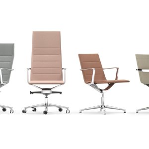Gesloten aluminium armleggers van de Valea Chair