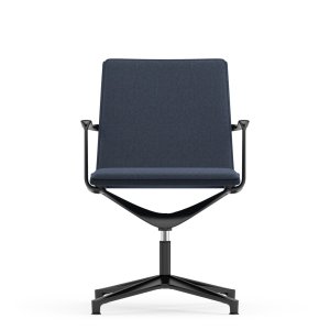 Valea Chair met bronskleurig gecoat frame