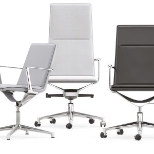 Directiestoelen Valea Chair van ICF rond een vergadertafel