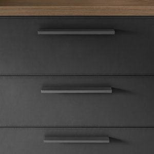 Inca fauteuil naast het bureau