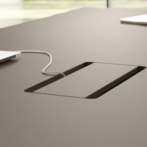 Multifunctionele Top-Access van Jera met Schuko-stopcontacten, RJ45 Cat.6 en USB-laders