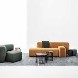 Modulaire armlegger van het systeem Suiseki