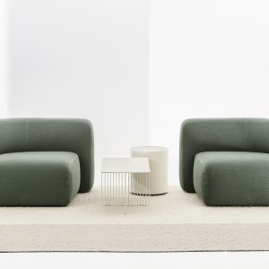 Modulaire bank Suiseki ontworpen door Andrea Steidl