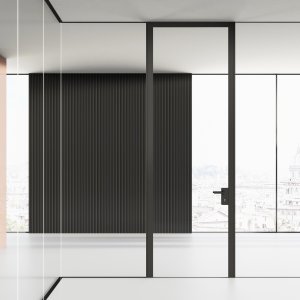 Akoestische dubbelglazen Mood-wand beschermt het gesprek in de bestuurskamer