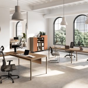 Centrale Sigma-benchpoot met inspecteerbare WIRE MANAGER-bekleding