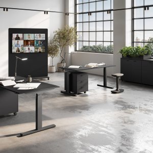 UP zit-sta-bench met één staande en één zittende zijde