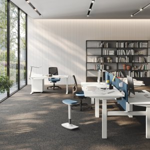 Niagara-eiken bladdetail op een verstelbaar UP-bureau
