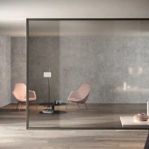 Scheidingswanden Simple Bold van Luconi in dubbel glas