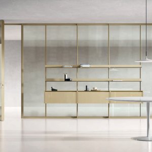 Giano planken gemonteerd op een Simple Bold wand