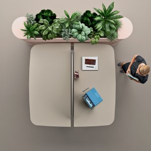 Otto vergadertafel van Martex voor staand overleg