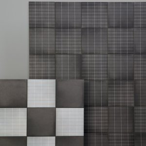 Badkamervloer in Aurore Light Grey met voegen van 2 mm