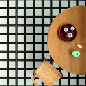 Interieur met Mattonelle Margherita van Mutina en vrij gecombineerde patronen