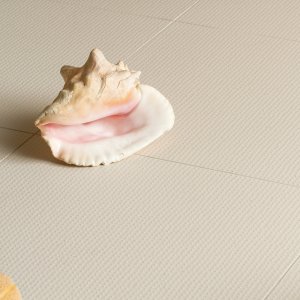 Plaat Pico Down Natural Argile in warme kleitint