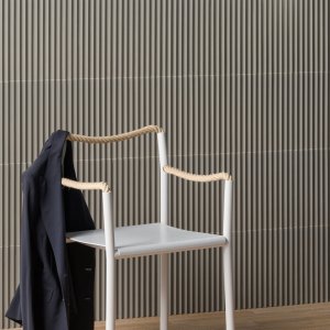Receptie met Rombini-achterwand van Mutina