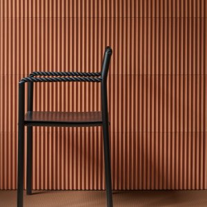 Detail van de Rombini Triangle Extra Small latten in Matt Red