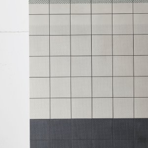 Patroon Cobble White van Tape Mutina op de witte basis