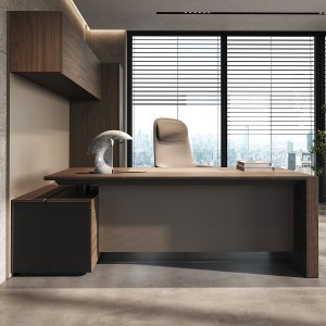 Ono van Frezza, modern directiebureau met rondlopend aluminiumprofiel