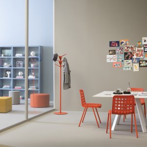 Werkplek Arki-Table ARKW9 voor zes met scheidingspanelen