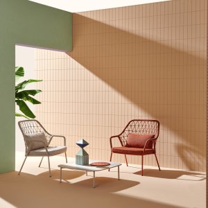 Poef Buddy 212 van Pedrali, 90×90 cm