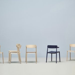 Design stoel Nemea van Pedrali in essen