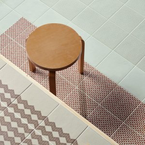 Patroon Cobble Blue uit de Tape collectie in geglazuurd gres