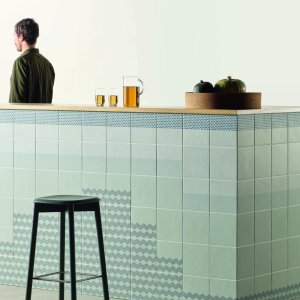 Patroon Grainy Green uit de Tape collectie in geglazuurd gres