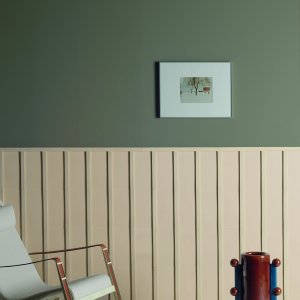 Detail van de Motivo T-lat tussen 14x28 tegels