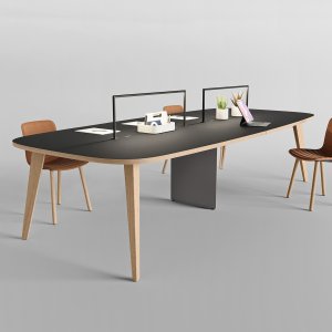 Lineaire Pigreco bench met Slim ladeblok in metaal