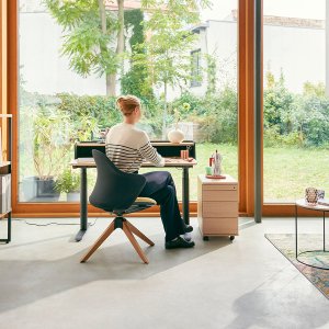 se:flair in helderwit met wielen in de kleur van de voet