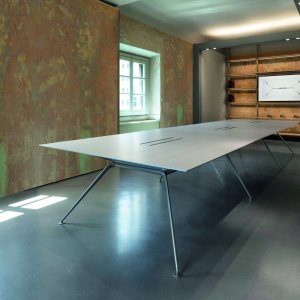 Cosmos structuur in Cobalt met lakwerk in Powder