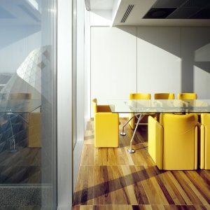 Nomos bench met tussenschermen en bovenleggers