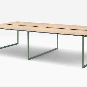 Toa Folding Screen van staal en stof, in een U op het blad
