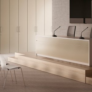 Servicekast van Vogue met afsluitbare deur en ventilatierooster