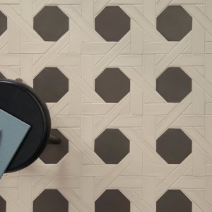 Vergaderruimte met Weaving vloer van Mutina