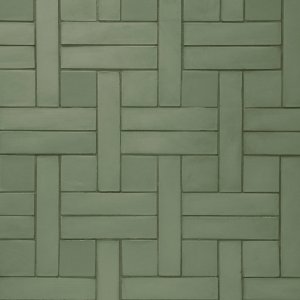 Terrasvloer in Weaving in de tint Green