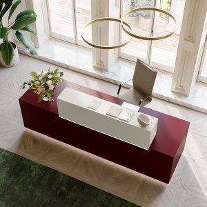 Receptiebalie Z1 in melamine beton