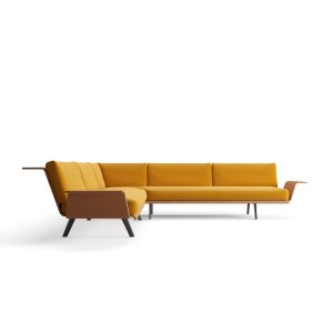 Zinta Lounge met vulling op zitting en rug
