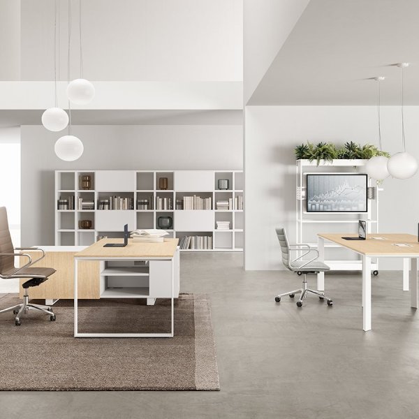 Kantoor met FEMB LEVEL 3-gecertificeerde DVO Office werkplekken