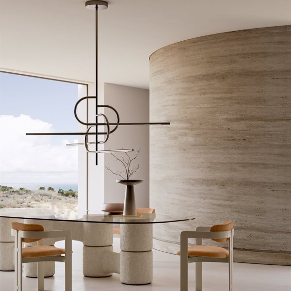 Vergadertafel van gehard glas van Gallotti&Radice in een kantoor