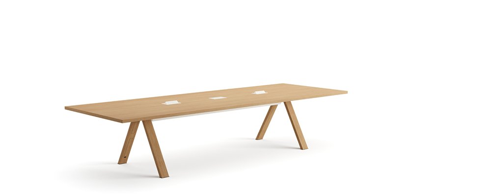Alleen vergadertafel